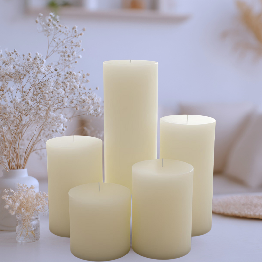 13cm Pillar Candle Rental
