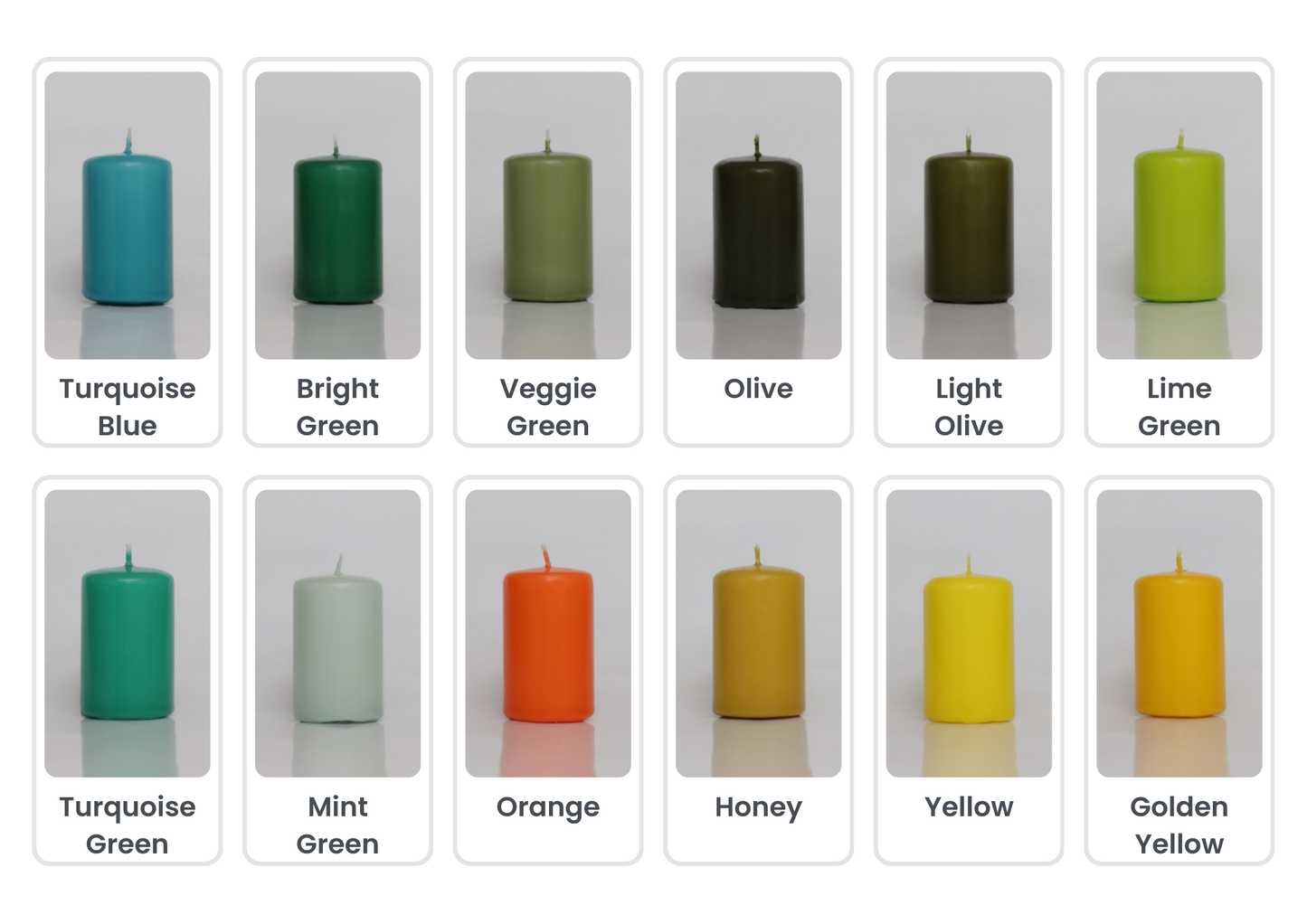 28cm Pillar Candle Rental