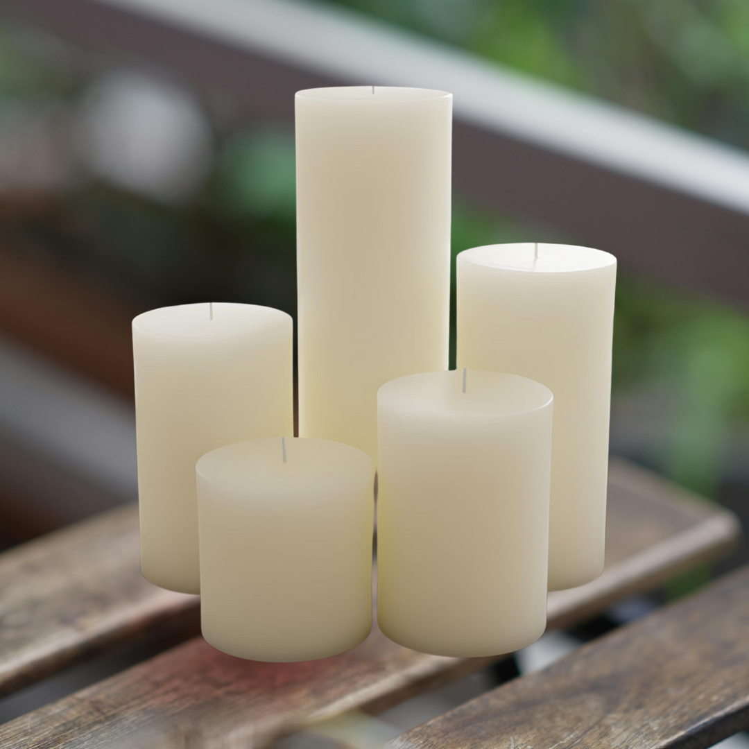 23cm Pillar Candle Rental
